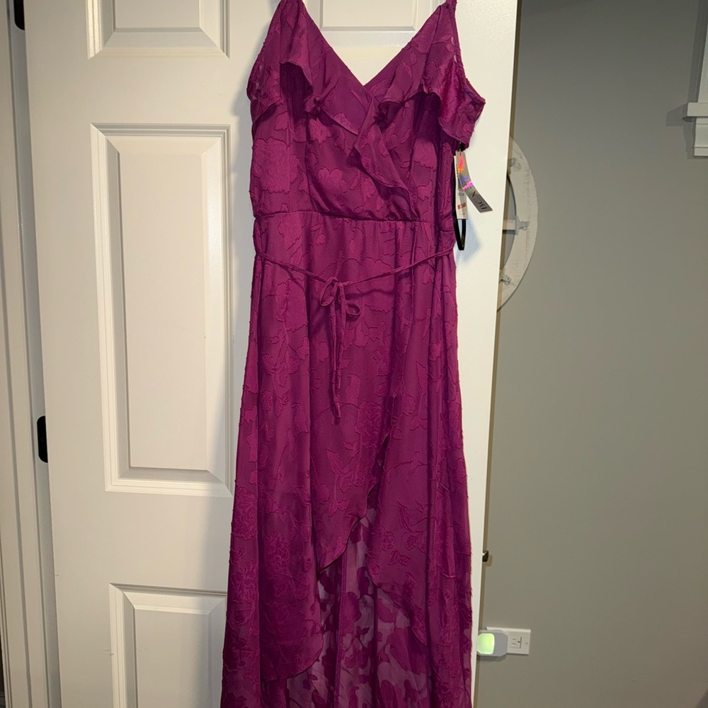 BCX Fuchsia High Low Dress